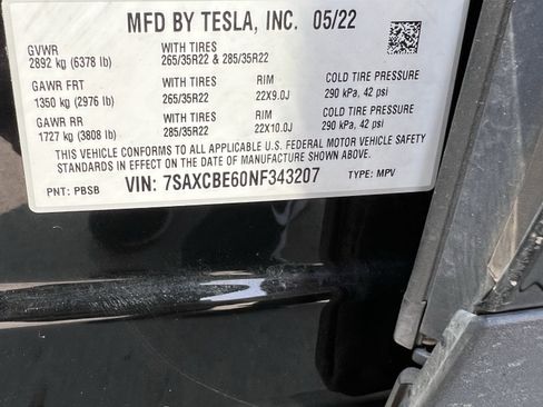 Used 2022 Tesla Model X Plaid AWD/4WD image 37