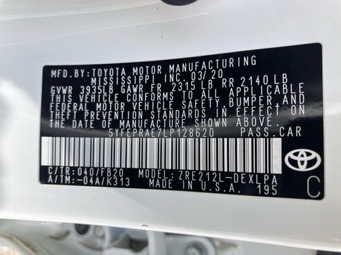 Used 2020 Toyota Corolla LE FWD image 39