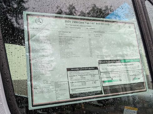 New 2026 Mercedes-Benz Sprinter 2500 image 14