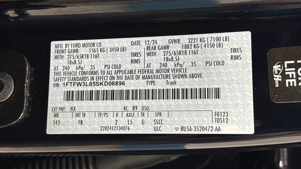 Used 2025 Ford F150 XLT w/ Equipment Group 302A MID AWD/4WD image 28
