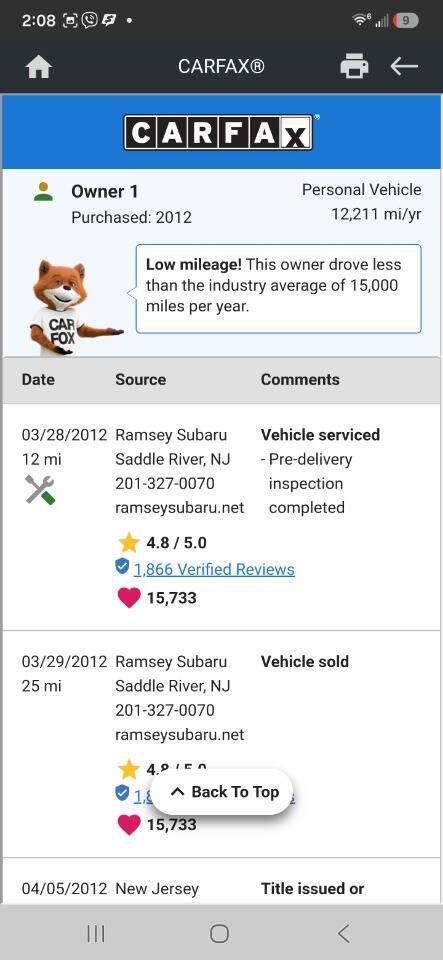 Used 2012 Subaru Outback 2.5i Limited AWD/4WD image 60
