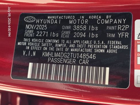 Certified 2026 Hyundai Elantra Sport FWD image 31