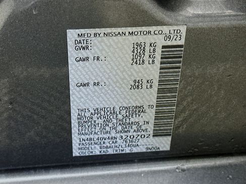 Used 2024 Nissan Altima 2.5 SV image 12