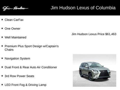 Certified 2023 Lexus GX 460 Premium w/ Accessory Package AWD/4WD image 3