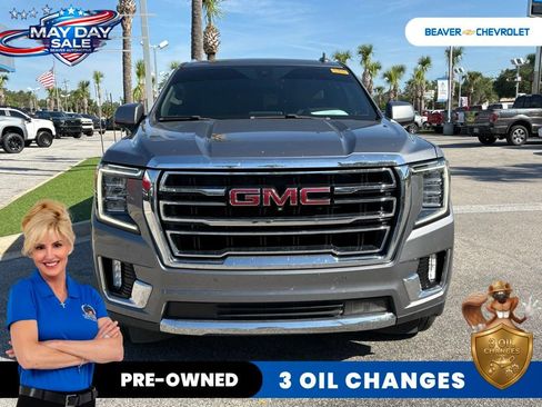 Used 2021 GMC Yukon XL SLT w/ SLT Premium Package RWD image 2