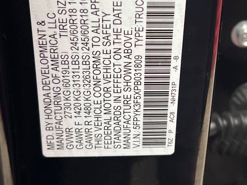 Used 2023 Honda Ridgeline RTL image 36