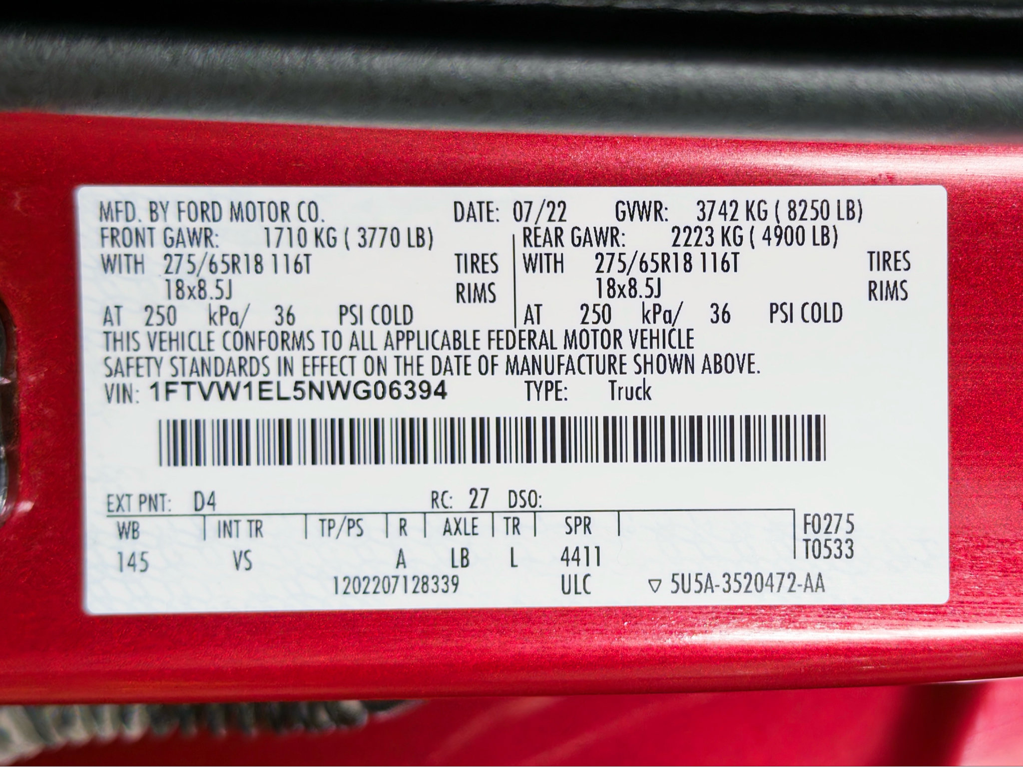 Used 2022 Ford F150 Lightning Pro w/ Max Trailer Tow Package AWD/4WD image 31