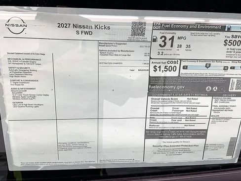New 2027 Nissan Kicks S FWD image 38