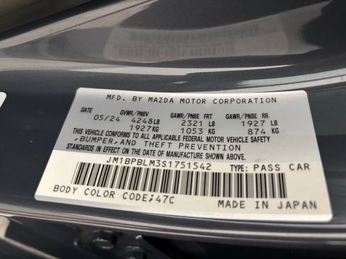 Certified 2025 MAZDA MAZDA3 Carbon image 28