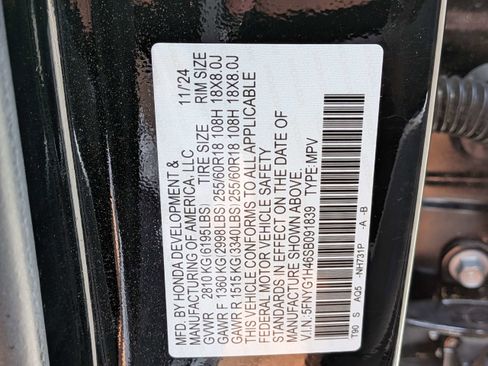 Certified 2025 Honda Pilot EX-L image 8