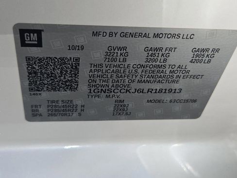 Used 2020 Chevrolet Tahoe Premier w/ Premier Plus Edition image 15