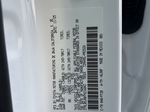 New 2026 Toyota Tacoma SR5 image 25