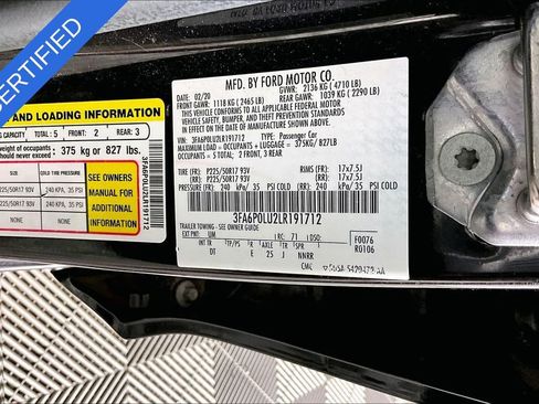 Used 2020 Ford Fusion SE FWD image 5