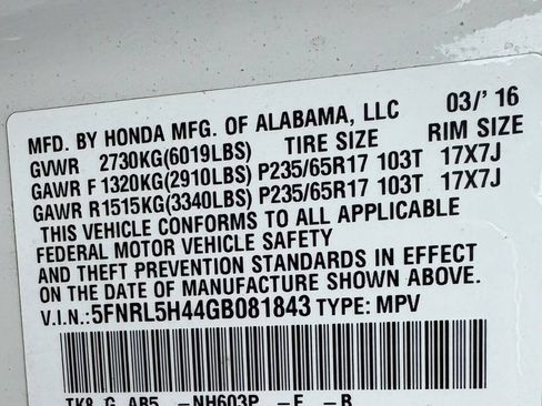 Used 2016 Honda Odyssey EX image 15