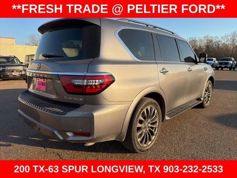 Used 2021 Nissan Armada Platinum w/ Captain's Chairs Package image 3