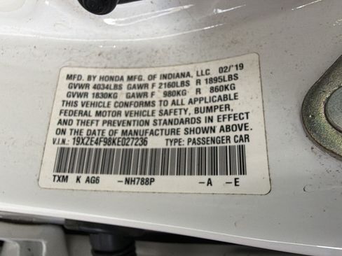 Used 2019 Honda Insight Touring image 11