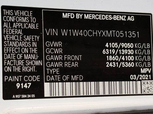 Used 2021 Mercedes-Benz Sprinter 2500 image 33
