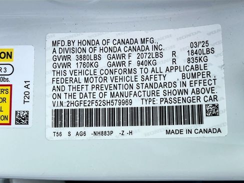 Used 2025 Honda Civic Sport image 30