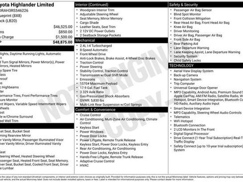Used 2024 Toyota Highlander Limited FWD image 29