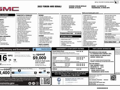 Used 2023 GMC Yukon Denali w/ Denali Reserve Package