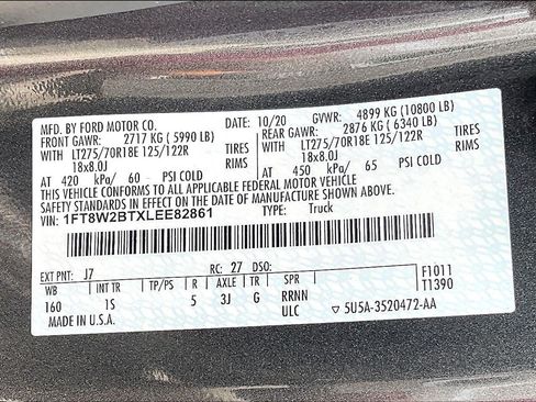 Used 2020 Ford F250 XL w/ STX Appearance Package AWD/4WD image 31