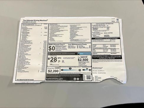 New 2026 BMW Z4 sDrive30i w/ Premium Package RWD image 19
