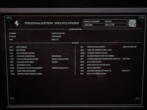 Used 2022 Ferrari 296 GTB RWD image 27
