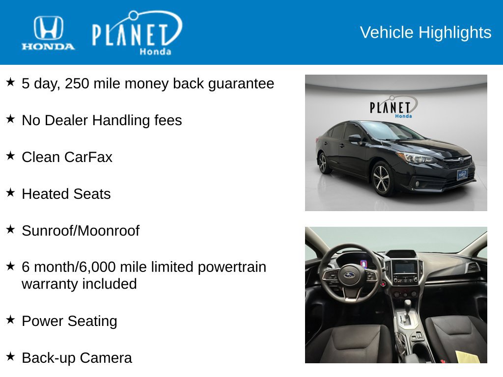 Used 2020 Subaru Impreza 2.0i Premium AWD/4WD image 4