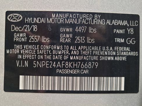 Used 2019 Hyundai Sonata SE FWD image 33