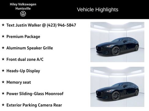 Used 2019 MAZDA MAZDA3 Hatchback w/ Premium Package FWD image 6