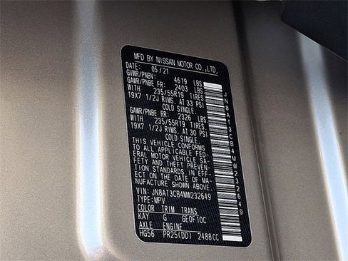 Used 2021 Nissan Rogue SL w/ Premium Package image 36