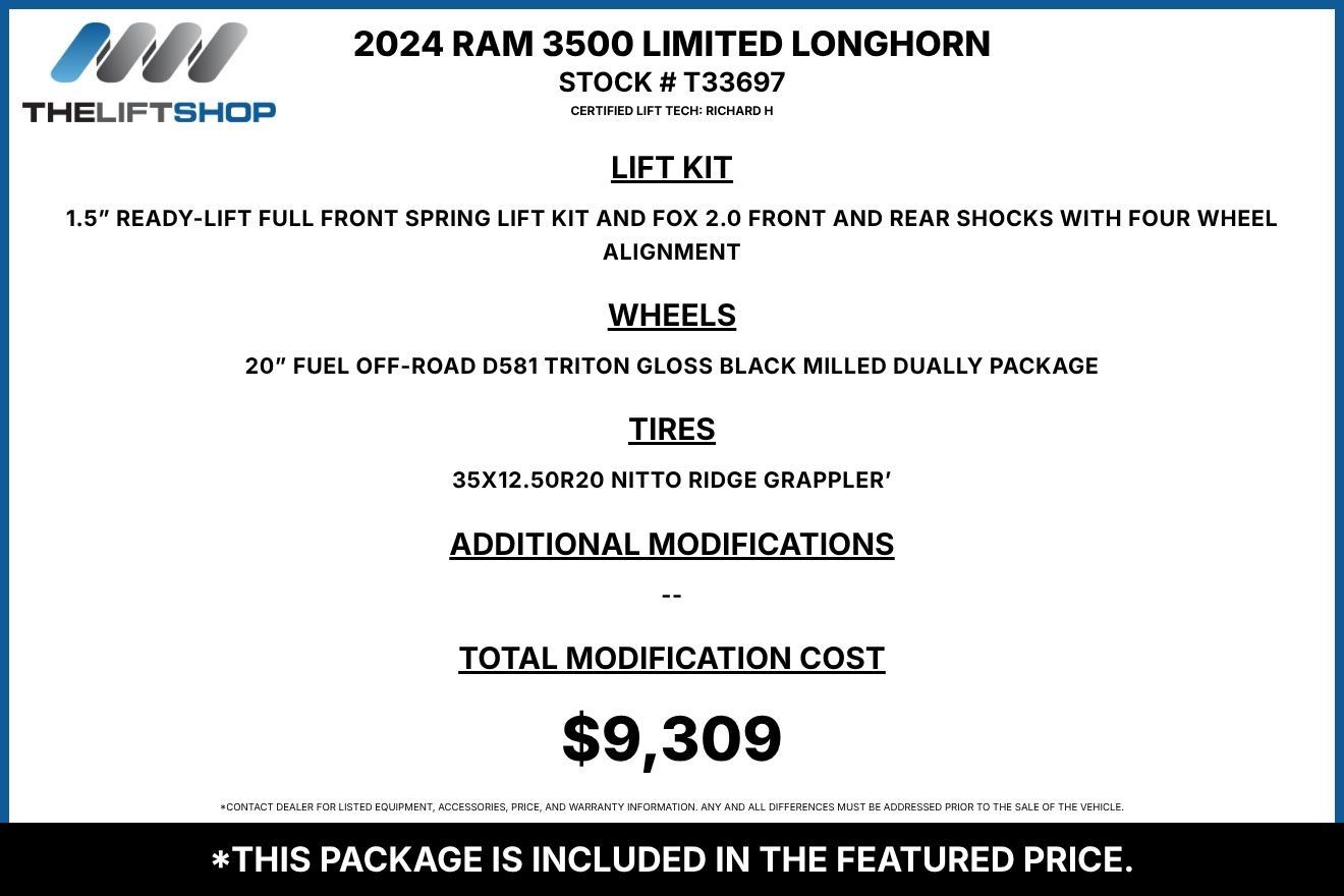Used 2024 RAM 3500 Limited w/ Safety Group AWD/4WD image 2