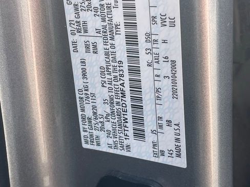 Used 2021 Ford F150 Lariat w/ Max Trailer Tow Package image 34