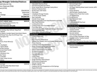 Used 2016 Jeep Wrangler Unlimited Rubicon w/ Connectivity Group