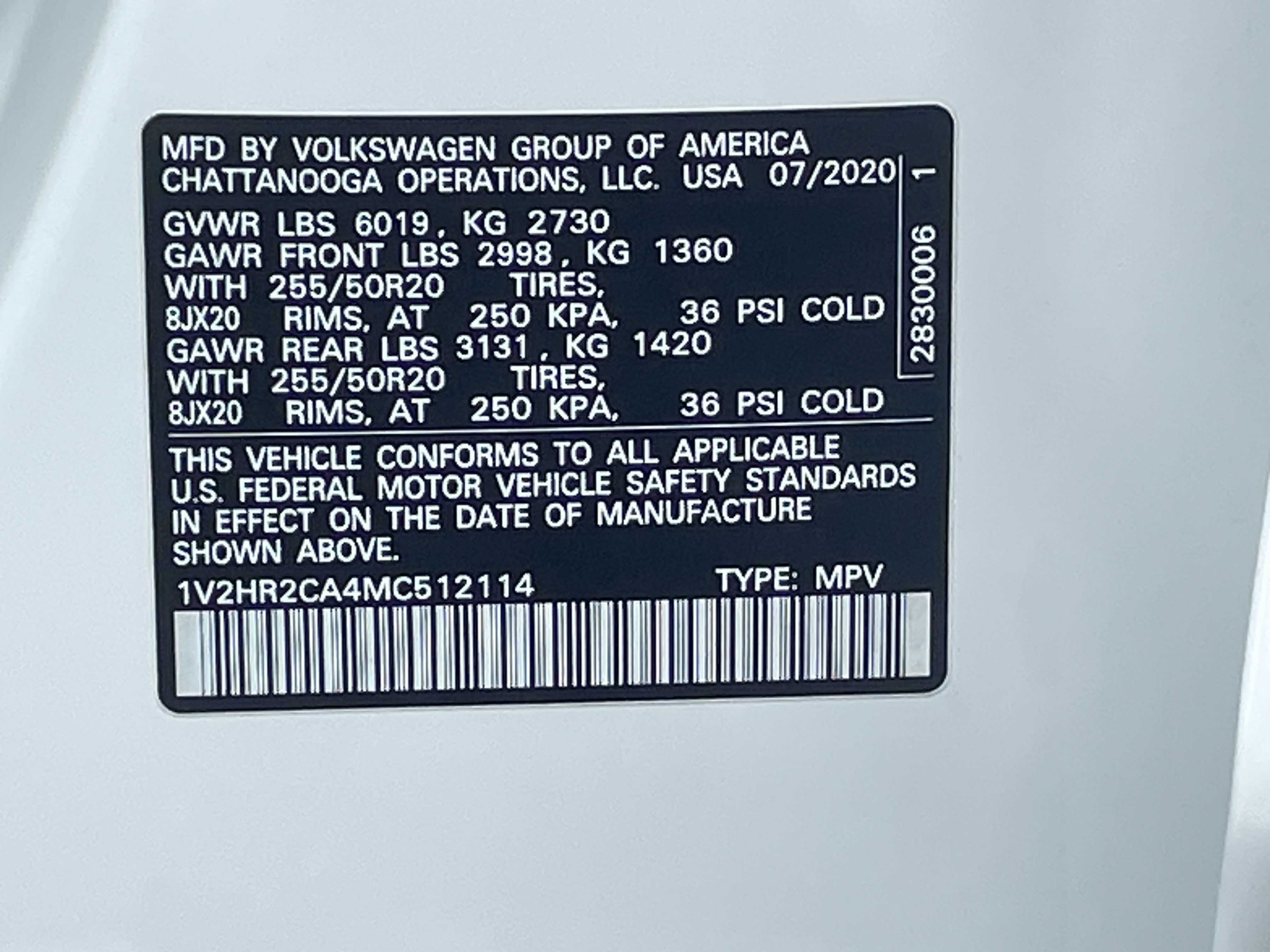 Used 2021 Volkswagen Atlas SE w/ Towing Package AWD/4WD image 32