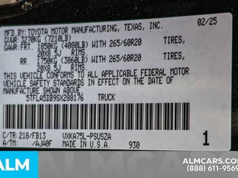 Used 2025 Toyota Tundra SR5 w/ SR5 Convenience Package image 54