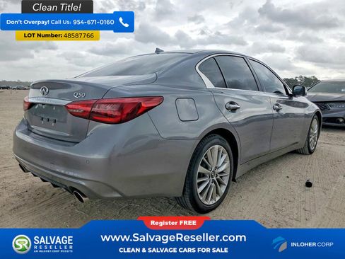 Used 2021 INFINITI Q50 Luxe image 4