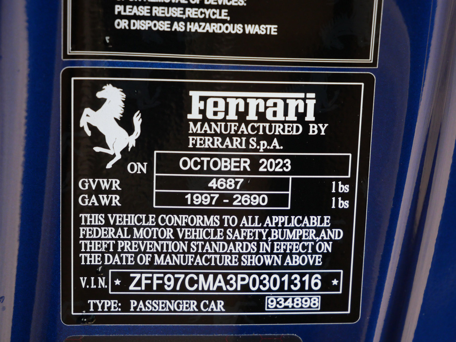 Used 2023 Ferrari 812 GTS RWD image 41