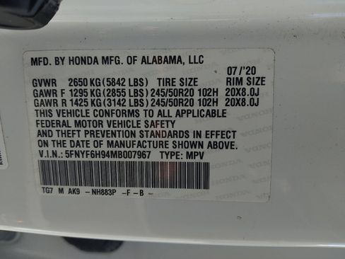 Used 2021 Honda Pilot Touring image 33