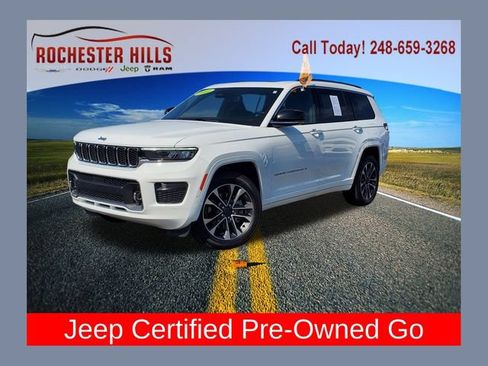 Certified 2021 Jeep Grand Cherokee L Overland w/ Luxury Tech Group IV AWD/4WD image 1