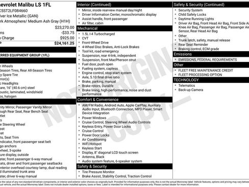 Used 2020 Chevrolet Malibu LS image 26