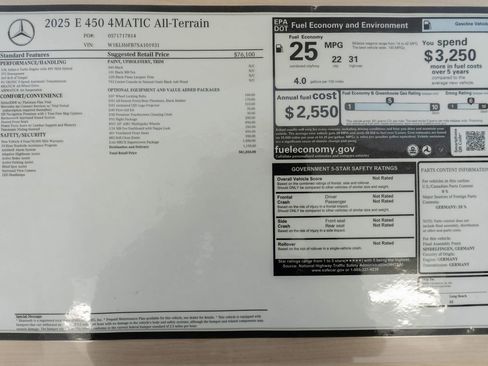 Used 2025 Mercedes-Benz E 450 4MATIC All-Terrain Wagon image 35