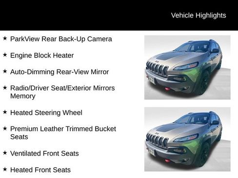 Used 2018 Jeep Cherokee Trailhawk w/ Quick Order Package 27L image 8