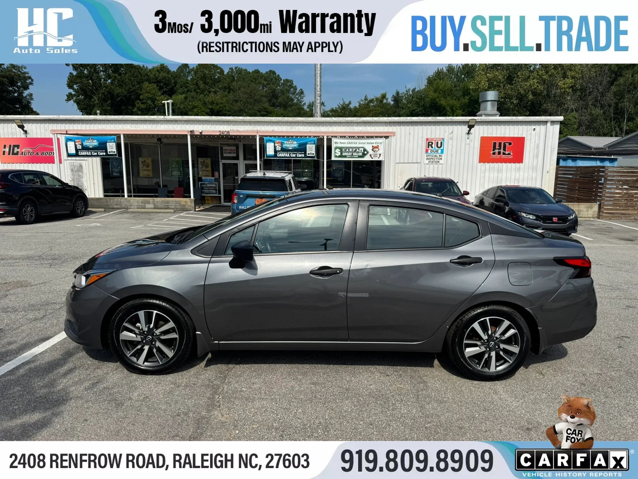 Used 2024 Nissan Versa S w/ S Plus Package FWD image 2