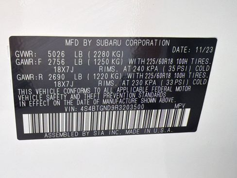 Used 2024 Subaru Outback Limited XT AWD/4WD image 16