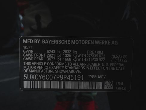 Used 2023 BMW X6 xDrive40i w/ M Sport Package image 14