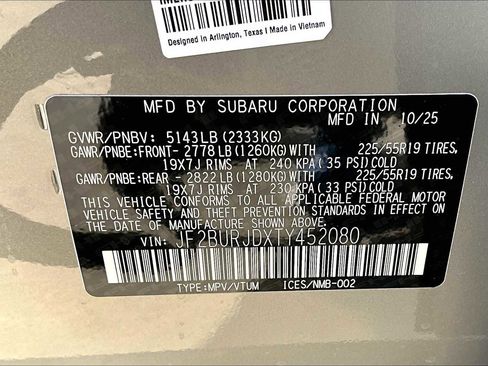 New 2026 Subaru Outback Touring XT image 18