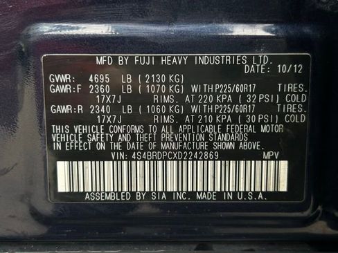 Used 2013 Subaru Outback 3.6R Limited image 15