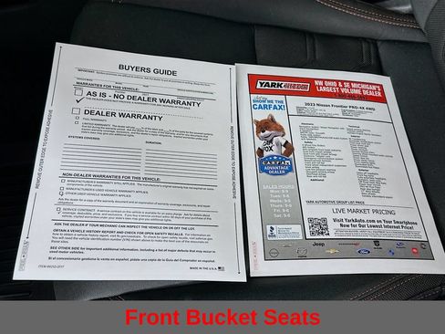 Certified 2023 Nissan Frontier PRO-4X w/ Technology Package AWD/4WD image 14