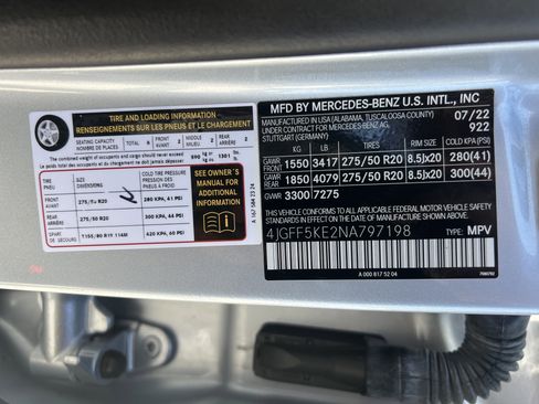 Certified 2022 Mercedes-Benz GLS 450 450 image 37